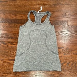 Lululemon Gray Sparkle Racerback Tank top